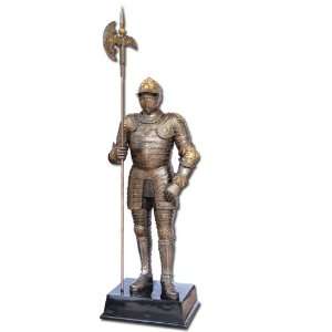  Figurine Medieval Life Size Warrior Hand Painted Resin 