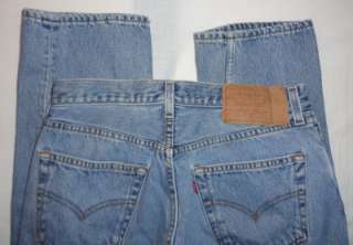 Levi 501 Button Fly Mens Jeans Size 32 (32X34)  