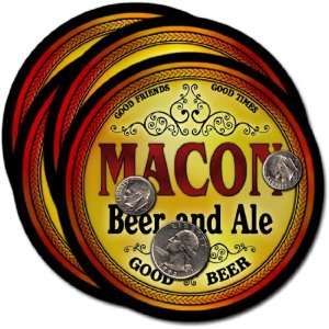 Macon, GA Beer & Ale Coasters   4pk