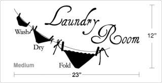 Laundry Room   Vinyl Wall Art Decals Quotes Home Decor  