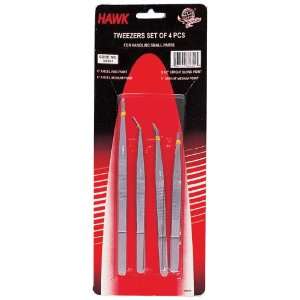   of (6) Stainless Steel Tweezers from 4 1/2 to 7
