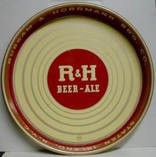 1940s R & H Beer   Ale 13 Tray   Staten Island, NY  