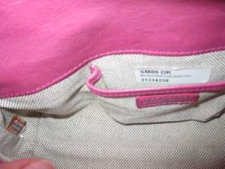 Dooney & Bourke Pink Fuschia East West Flap Shoulder Bag Heart Keyring 