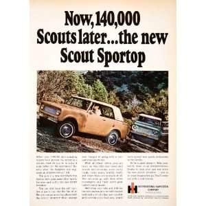  1966 Ad International Harvester Scout Sportop Chicago 