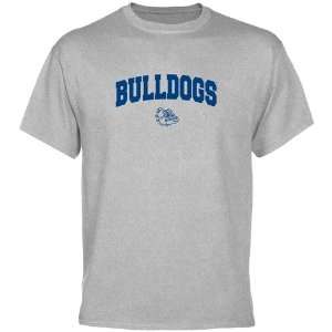  Gonzaga Bulldogs Ash Mascot Arch T shirt  Sports 