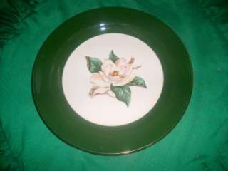 Vintage Lifetime China Jade Rose Luncheon Plate  