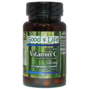  Vitamin C Low Acid with Bioflavonoids (60 Vegetarian 