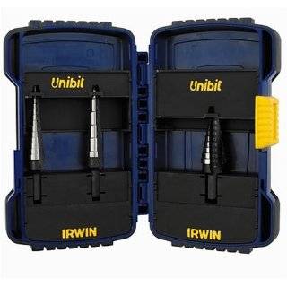 Irwin Industrial Tools 10502 Unibit 502 Step Drill Bit Set, 3 Piece