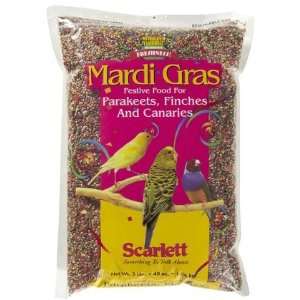  Scarlett Mardi Grass Small Bird Treat Mix   3 lb (Quantity 