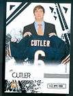 Jay Cutler Autographed 2009 Topps Magic Trading Card Bears  