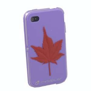 Maple Leaf Back Hard Case Cover for Apple iPhone 4/4S 