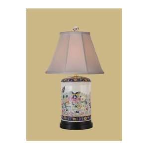 East Enterprises Porcelain Famille Rose Jar LPHDL089C Table Lamp In 