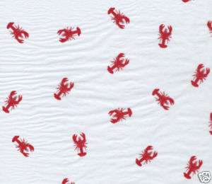 RED LOBSTERS TISSUE WRAPPING PAPER  10 Large Sheets  
