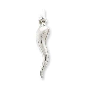   Designer Jewelry Gift Sterling Silver Italian Horn Pendant Jewelry