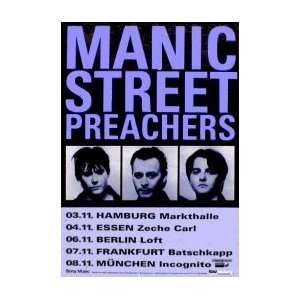  MANIC STREET PREACHERS German Tour 1996 Music Poster