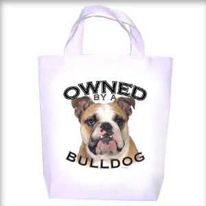  Bulldog Owned Shopping   Dog Toy   Tote Bag Patio, Lawn 