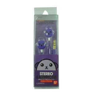  Kawaii Mameshiba Beans   Decorative Earphone   Purple 