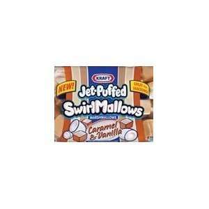   Puffed Caramel & Vanilla Swirl Mallows Marshmallows   8 Oz (Pack of 3