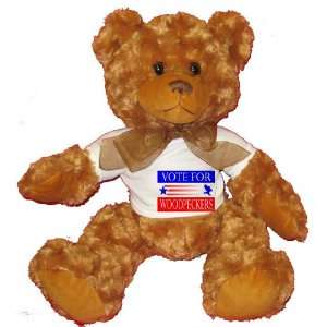  VOTE FOR JACKALOPES Plush Teddy Bear with WHITE T Shirt 