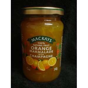MacKays Orange Marmalade with Champagne 12oz/340g  Grocery 