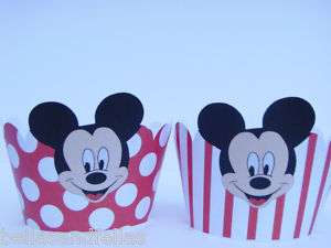 Mickey mouse cupcake wrappers, cupcake liners  