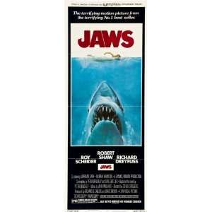  Jaws Movie Poster Insert 14x36