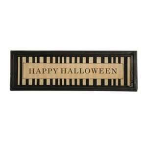 Happy Halloween Striped Sign 