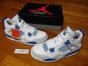 Nike Air Jordan 4 Military blue cement 8.5 9 9.5 10 10.5 lebron kobe 