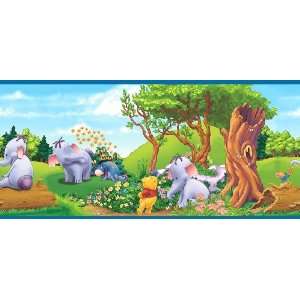  Pooh and Lumpy Wallpaper Border