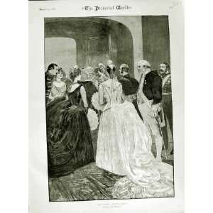   1883 QUEEN DRAWING ROOM DRESSES LUDLOW ART PICTORIAL