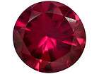 jtv 8mm round diamond cut lab created ruby loose gemstone