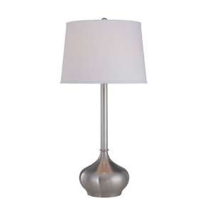  Lite Source LSF 20950PS/WHT Gratia Table Lamp, Polished 