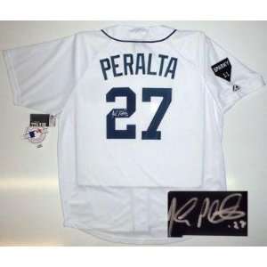 Jhonny Peralta Signed Jersey   Detroit Tigers Home  Sports 