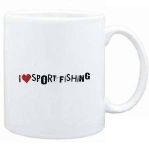  Mug White  Sport Fishing I LOVE Sport Fishing URBAN STYLE 