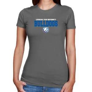  Louisiana Tech Bulldogs Ladies Charcoal University Name 