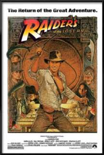 RAIDERS OF THE LOST ARK   FRAMED MOVIE POSTER (1982)  