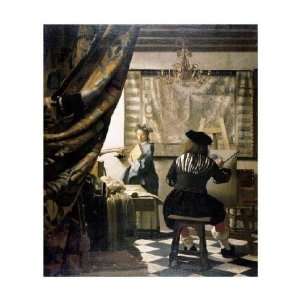  Johannes Vermeer   The Artists Studio Giclee