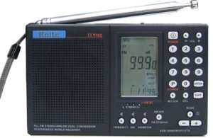 Kaito KA1102 AM FM SW SSB Dual Conversion Radio Black 0033171283132 
