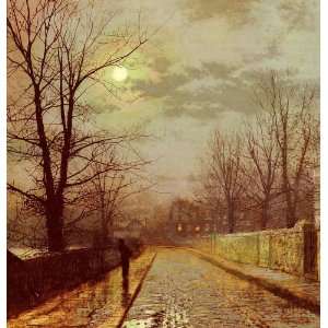 FRAMED oil paintings   John Atkinson Grimshaw   24 x 26 inches   Lane 