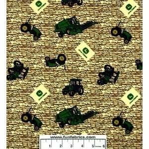 Deere Toss on Rock Wall Fabric Arts, Crafts & Sewing