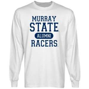  Murray State Racers White Custom Sport Long Sleeve T shirt 