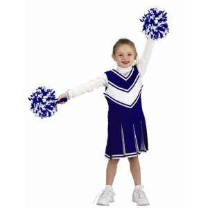  Jr. Cheerleader with matching briefs, poms and hair band 