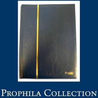 Prophila stockbook stamp album 60 black pages blue cove  