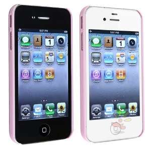  For APPLE® iPhone® 4/4S Clip on Case, Light Pink 3D 