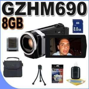  JVC Everio GZ HM690 64GB Full HD Memory Camcorder (Black 