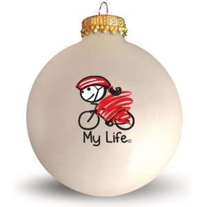    Glass Ornament   My Life© Cycle (Female)