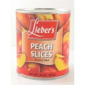 Liebers Peach Halves in Light Syrup Grocery & Gourmet Food