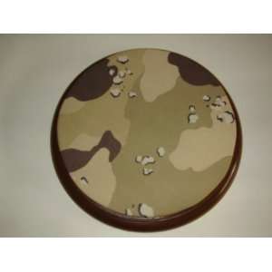   Camouflage padded bucket lid Brown By Bucket Lidz