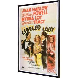  Libeled Lady 11x17 Framed Poster