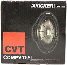 KICKER 10CVT65 2 CVT 6.5 SHALLOW SUBWOOFERS CVT65 2  